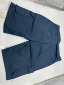 BLUE ICE MEN'S SLIM FIT STRETCH BELTED CARGO SHORTS - SIZE: MEN 34 - NAVY - Brand New
