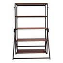 Origami modern 2 in 1 shelf to table Style, Organizer Deco Rack (STT-VBWOAK) - Like New