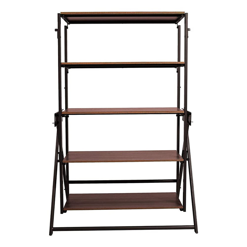 Origami modern 2 in 1 shelf to table Style, Organizer Deco Rack - Scratch & Dent