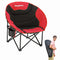 KINGCAMP OVERSIZED SAUCER ROUND CAMPING CHAIR PORTABLE PADDED KC3816 - RED - Like New