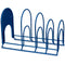 CUISINEL HEAVY DUTY PAN ORGANIZER, EXTRA LARGE 5 TIER RACK - BLUE - Like New
