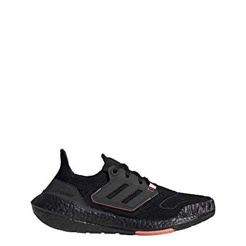 ADIDAS WOMEN'S GX5927 ULTRABOOST 22- SIZE 8.5 - CORE BLACK/BEAM PINK New