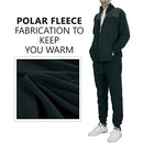 GALAXY BY HARVIC MEN'S SWEATER JOGGER POLAR FLEECE SET 3XL - CHARCOAL HEATHER - Brand New