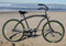Firmstrong Bruiser Single Speed Beach Cruiser Bicycle 19" - MATTE BLACK/GREEN Like New