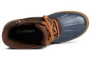 SPERRY SALTWATER 2.0 LEATHER - SIZE: MEN 9.5 (AU/UK M7) (EU M40.5) - NAVY - Like New