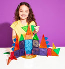 MAGNA-TILES® Combo 46-Piece Magnetic Building Set, 244046COM - Multi Color - Like New