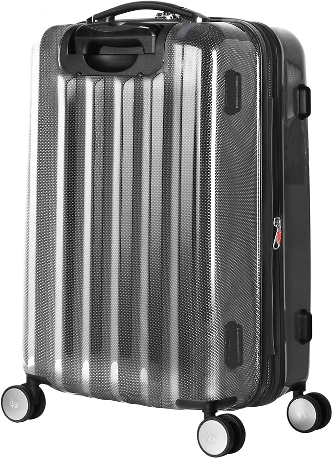 Olympia U.S.A. Luggage Titan 21" Expandable Carry-On Hardside Spinner - BLACK - Like New