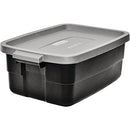 Rubbermaid 10 Gallon Black/Cool Gray Roughneck Storage Tote 7NLK-00007 - New - Brand New