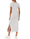 AMAZON ESSENTIALS WOMEN'S JERSEY SHORT-SLEEVE DRESS SIZE M - GREY HEATHER - Brand New