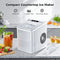 AGLUCKY Ice Makers Countertop with Self-Cleaning, 26lbs/24hrs, 9 Cubes Ready - Brand New