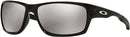 OAKLEY Canteen Sunglasses OO9225 0860 60mm Chrome Iridium/Polished Black Like New