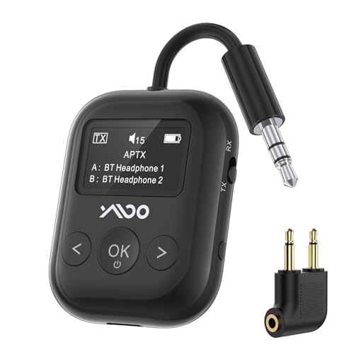 YMOO Upgraded Bluetooth 5.4 Transmitter Receiver Airplane Wireless Bluetooth - Like New