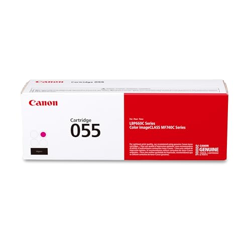 CANON GENUINE 055 MAGENTA TONER CARTRIDGE COMPATIBLE WITH MULTIPLE OFFICES - Brand New