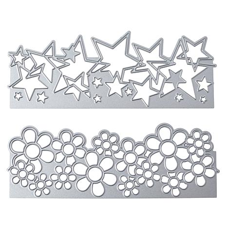 716844 CRAFTER'S COMPANION BORDER CUT DIE STAR SURPRISE SS - SILVER New