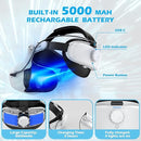 YOGES Battery Head Strap for Quest 2 YOGES 5000mAh Rechargeable Q2-CD - White - Like New