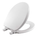 MAYFAIR 64SLOW-000 SLOW CLOSE ROUND TOILET SEAT 864SLOWB-000 - WHITE - Like New