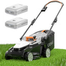 Litheli 40V (2 x 20V) 16" Electric Lawn Mower Cordless Walk - Scratch & Dent