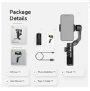 Gimbal Stabilizer for Smartphone Black SMARTXR - Like New