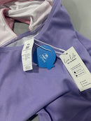 LIVE LIFE ON THE BEACH CUPSHE WONDER SLIM PURPLE PINK SWIMSUIT - XS PURPLE/PINK - Like New