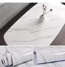 homeme Marble Wallpaper 197" x 24" Waterproof Removable Wall Stickers-Jazz White - Brand New