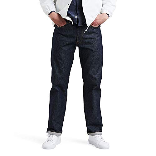 005010000 LEVI'S MEN'S 501 ORIGINAL FIT JEANS - SIZE 30W X 34L - RIGID - Like New