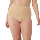BALI 2-PACK ULTRA-FIRM CONTROL SEAMLESS SHAPING BRIEF PANTY SIZE: WOMEN L - NUDE - Like New