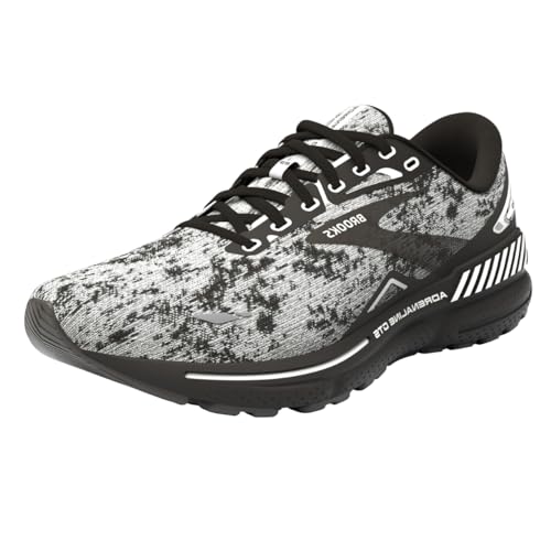 BROOKS WOMEN’S ADRENALINE GTS 23 SUPPORTIVE BLACK/WHITE/GRAY SIZE 13 - Like New
