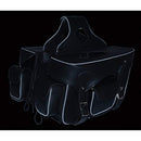 Milwaukee Leather SH66602 Zip-Off Double Pocket Motorcycle Saddlebags One Size - Brand New