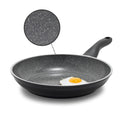 RIGOLETTO 9.5” NONSTICK FRYING PAN SKILLET MADE IN ITALY - BLACK - Brand New