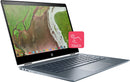 HP Chromebook 14" FHD i3-8130u 8 64GB eMMC Chrome OS 14-da0011dx - Blue/White Like New