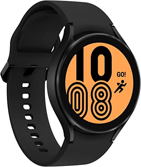 Samsung Galaxy Watch 4 44mm Smartwatch with extra band - Black - Like New