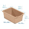 ECR4Kids Scoop Front Storage Bins, Organization, ELR-0482 25 Piece, Sand Like New