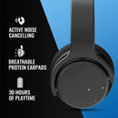 E7 Active Noise Cancelling Wireless Headphones with Microphone - BLACK New