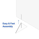 YUESUO Replacement for INTELLIMADE NO Cutout Sneeze Guard Panel - Clear - Brand New