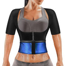 MATKAO SAUNA SUIT FOR WOMEN WEIGHT LOSS SAUNA SHIRT FOR WOMEN/WOMEN M/BLUE - Like New