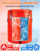 B0D9YB2LYT Insulated Beverage Dispenser 8.5 Gallon, Stainles Steel, Black - Brand New