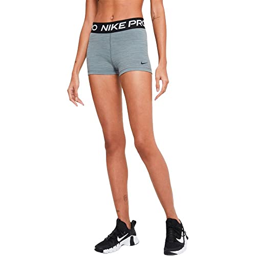 CZ9857-084 NIKE WOMEN PRO 365 3IN SHORTS GRAY/BLACK SIZE S - Brand New