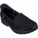 158698 SKECHERS REGGAE FEST 2.0 GUIDING LIGHT SLIP-INS WOMEN 8.5 BLACK - Like New