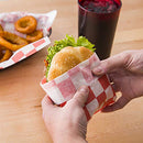 Scobird Deli Sandwich Wrap Paper - 5000 Pack - Classic Red & White Checkered - Brand New