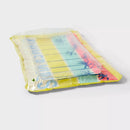 SUN SQUAD VIBES SPLASH PAD WATER LIGHTWEIGHT NOVELTY FLOAT - YELLOW/RED/TEAL - Like New
