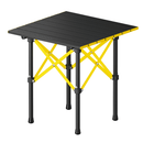 GENERIC ZETA V11 PRO CAMPING TABLE, FOLDING ROLL UP TABLE, SMALL - BLACK/YELLOW - Brand New