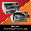 Ninja 12-in-1 Double Oven with FlexDoor, Air Fry Bottom - Black, Stainless Steel Like New