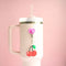 CHARCHARMS CHERRY WATER BOTTLE CHARM WITH STICK-ON HOOK BUNDLE - RED - Brand New
