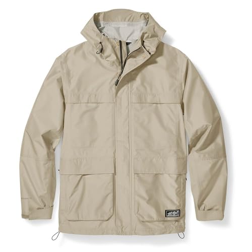 0703 EDDIE BAUER MEN'S RAINPAC KHAKI SIZE 2XL - Brand New