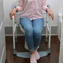 RMS Toilet Safety Frame Rail - Folding Portable Bathroom Grab Bars - White - Brand New