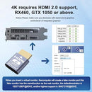 MALARPON HDMI Dummy Plug fit-Headless Display Emulator DDC EDID Headless 3PACK - Brand New