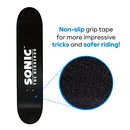 Sonic The Hedgehog - Complete Cruiser Skateboard with Maple Deck and Smooth - Brand New
