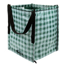 DURASACK REMOVABLE STORAGE TOTE BAG - 22-GALLON POLYPROPYLENE - GINGHAM GREEN - Brand New