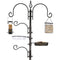 BIRD Feeding Station Pole Wild Bird Feeder Hanging Kit Planter Hanger Multi - Like New