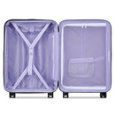FLORENCE BY MILLS CATCH FLIGHTS HARDSIDE EXPANDABLE LUGGAGE 20 INCH - LAVENDER - Brand New